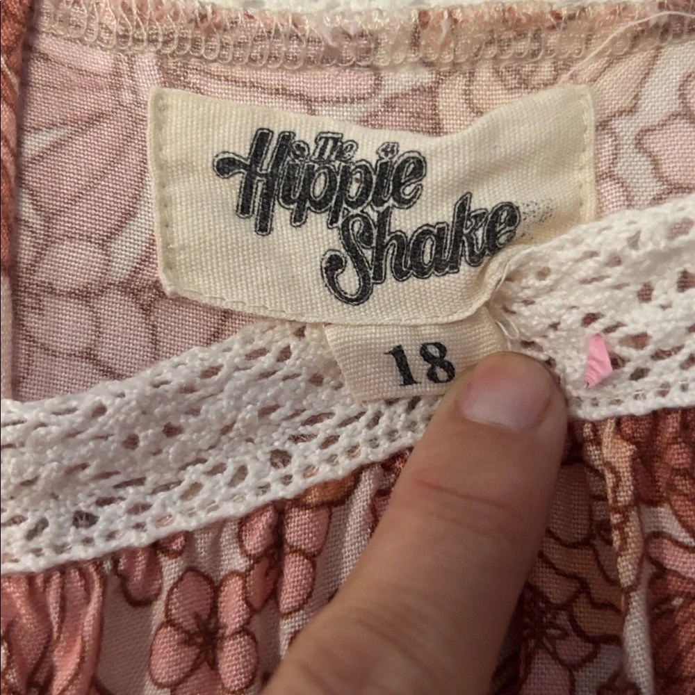 Floral Maxi Dress in Red and White - Picture 3 of 5